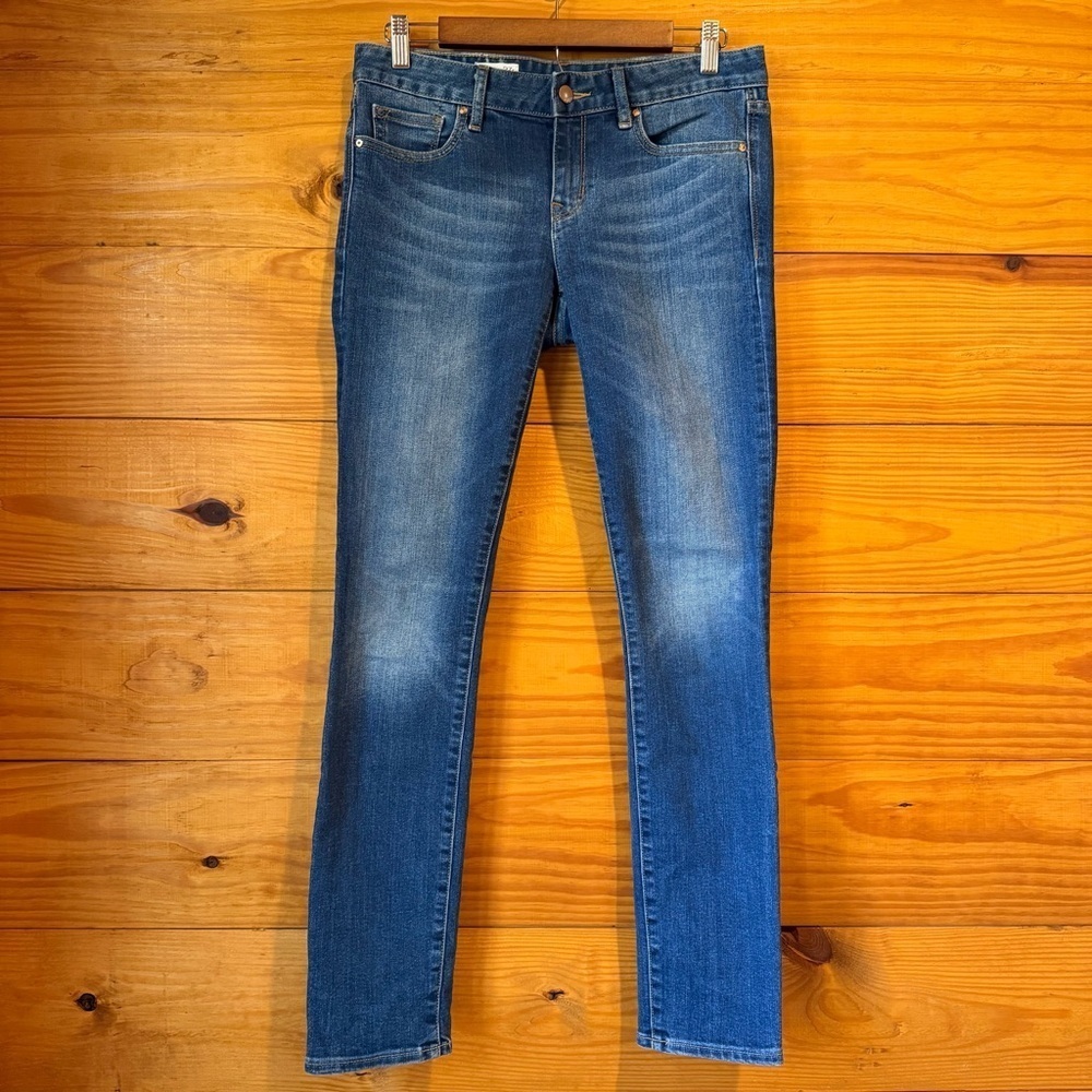 Gap Always Skinny Mid Rise Jeans Medium Wash Stretch Denim 27 Regular 447436